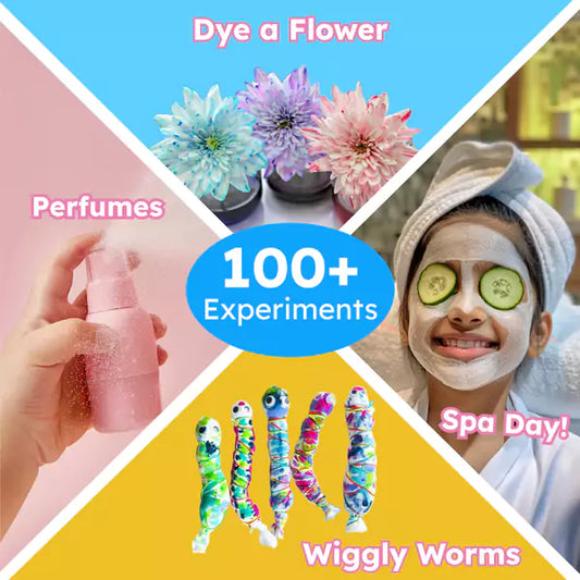 Girls Chemistry Science Kit | 100+ experiments | Ages 4-8