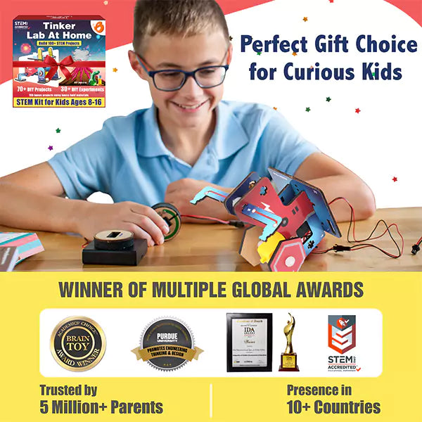 200-in-1 Mega Science Kit, Tinker Lab At Home 8-15 yrs