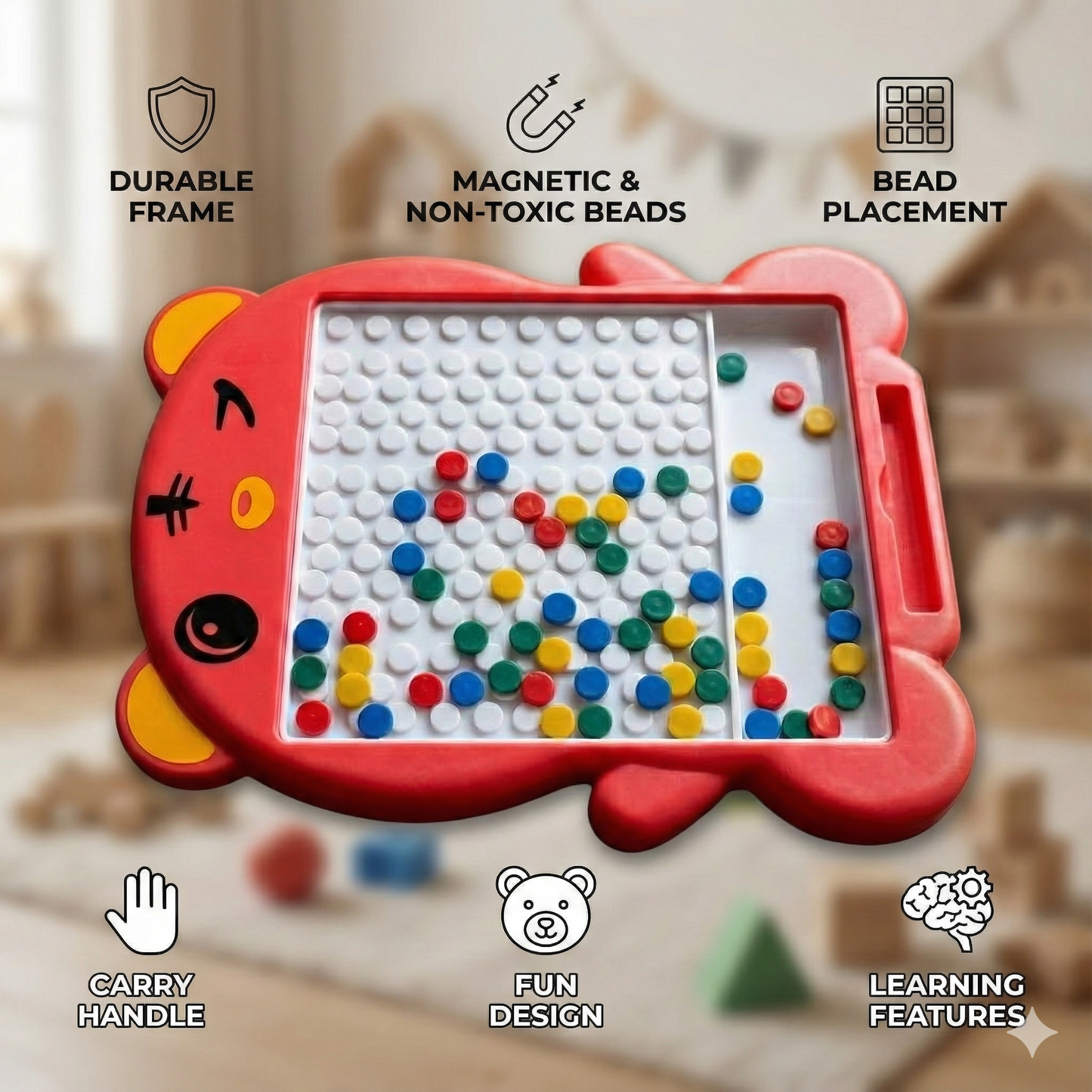 Zuppy Magnetic Drawing Board – Fun & Educational Toy for Kids