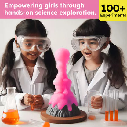 Girls Chemistry Science Kit | 100+ experiments | Ages 4-8