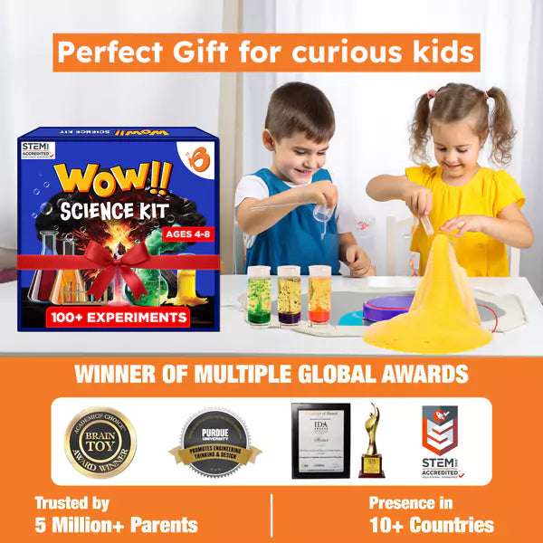 Wow Chemistry Science Kit | 100+ experiments | ages 4-8
