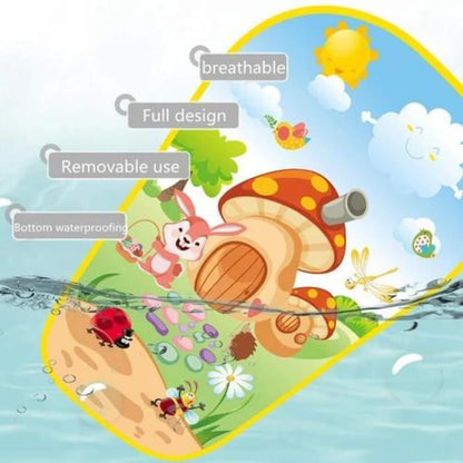 Baby Piano Fitness Rack Play Gym for Infants (0–18 Months) – Musical Tummy Time Activity Mat