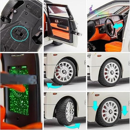 Rolls-Royce Phantom Toy Car (1:32 Scale) – Sound, Lights & Pull-Back Action