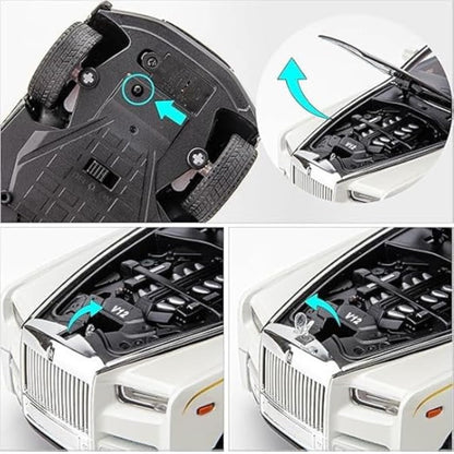 Rolls-Royce Phantom Toy Car (1:32 Scale) – Sound, Lights & Pull-Back Action