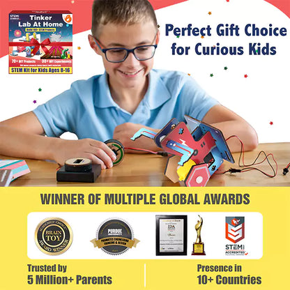 200-in-1 Mega Science Kit, Tinker Lab At Home  8-15 yrs