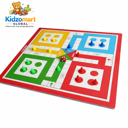 Kidzomart Global 4 in 1 Wooden Russian Block Puzzle Set – Educational Activity Board for Kids