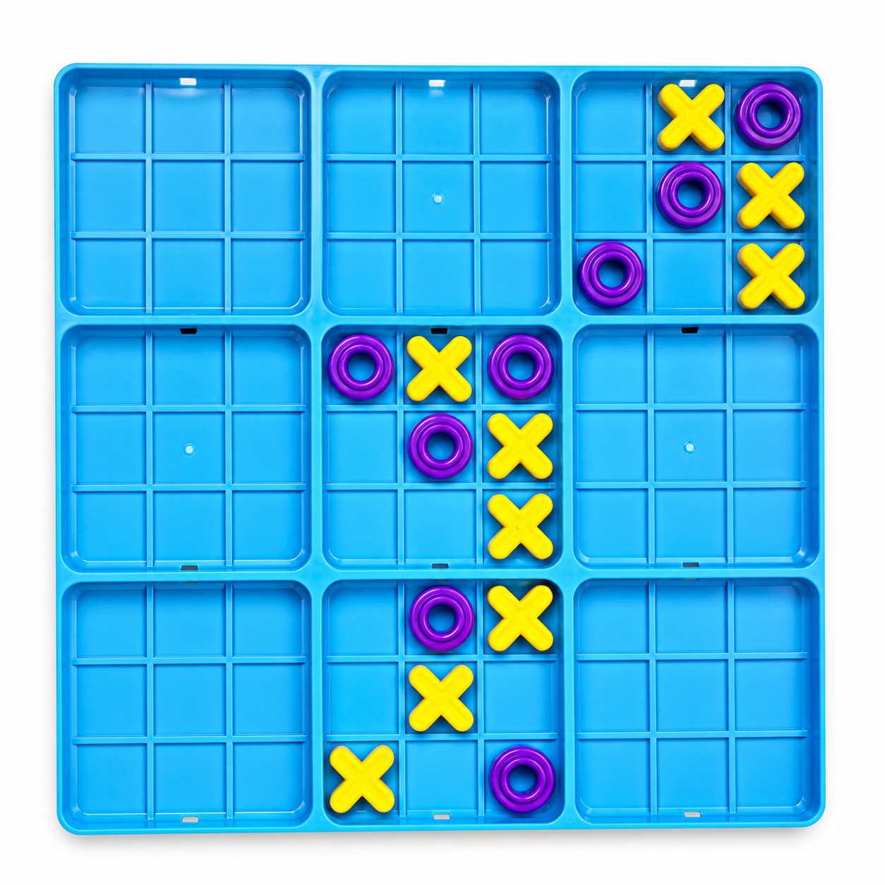 Kidzomart Global Tic Tac Toe Game – Smart Strategy Board Game for Kids & Family | Fun Educational Toy | 2 Player Indoor Game
