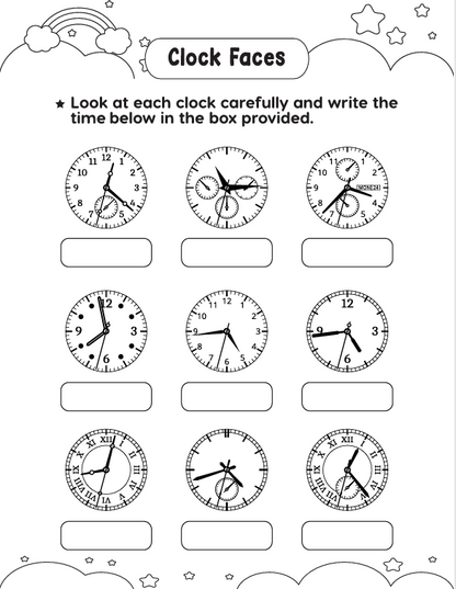 600+ Brain & Hand Coordination Fun Educational Worksheets for Kids (Ages 2–7) | Digital Download – Kidzomart