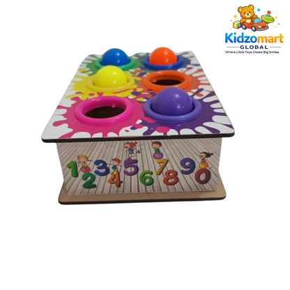 Kidzomart Global Wooden Hammering Toy – Montessori Learning & Fun for Toddlers (1+ Years)