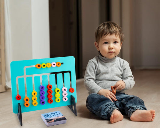 Montessori 2-in-1 Letter Matching & Memory Board Game for Kids