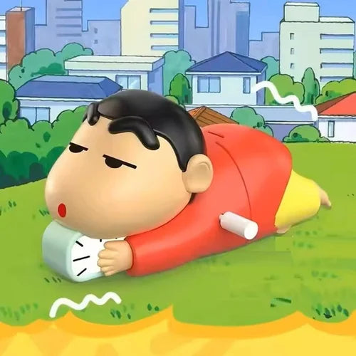 Moving Shinchan Toy Crawling Movable 3 Inch ABS Plastic For 3-5 Yrs Anime Manga Character