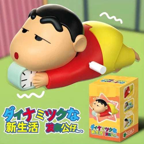 Moving Shinchan Toy Crawling Movable 3 Inch ABS Plastic For 3-5 Yrs Anime Manga Character
