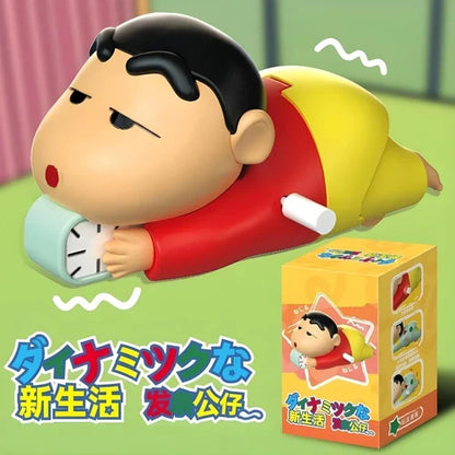 Moving Shinchan Toy Crawling Movable 3 Inch ABS Plastic For 3-5 Yrs Anime Manga Character